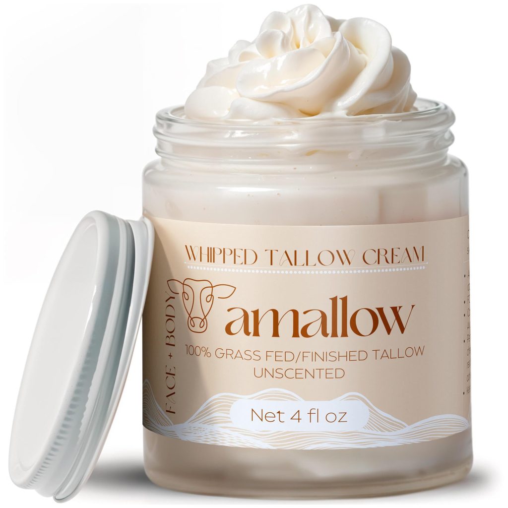 Amallow 100% Grass-Fed Beef Tallow for Skin Care product.