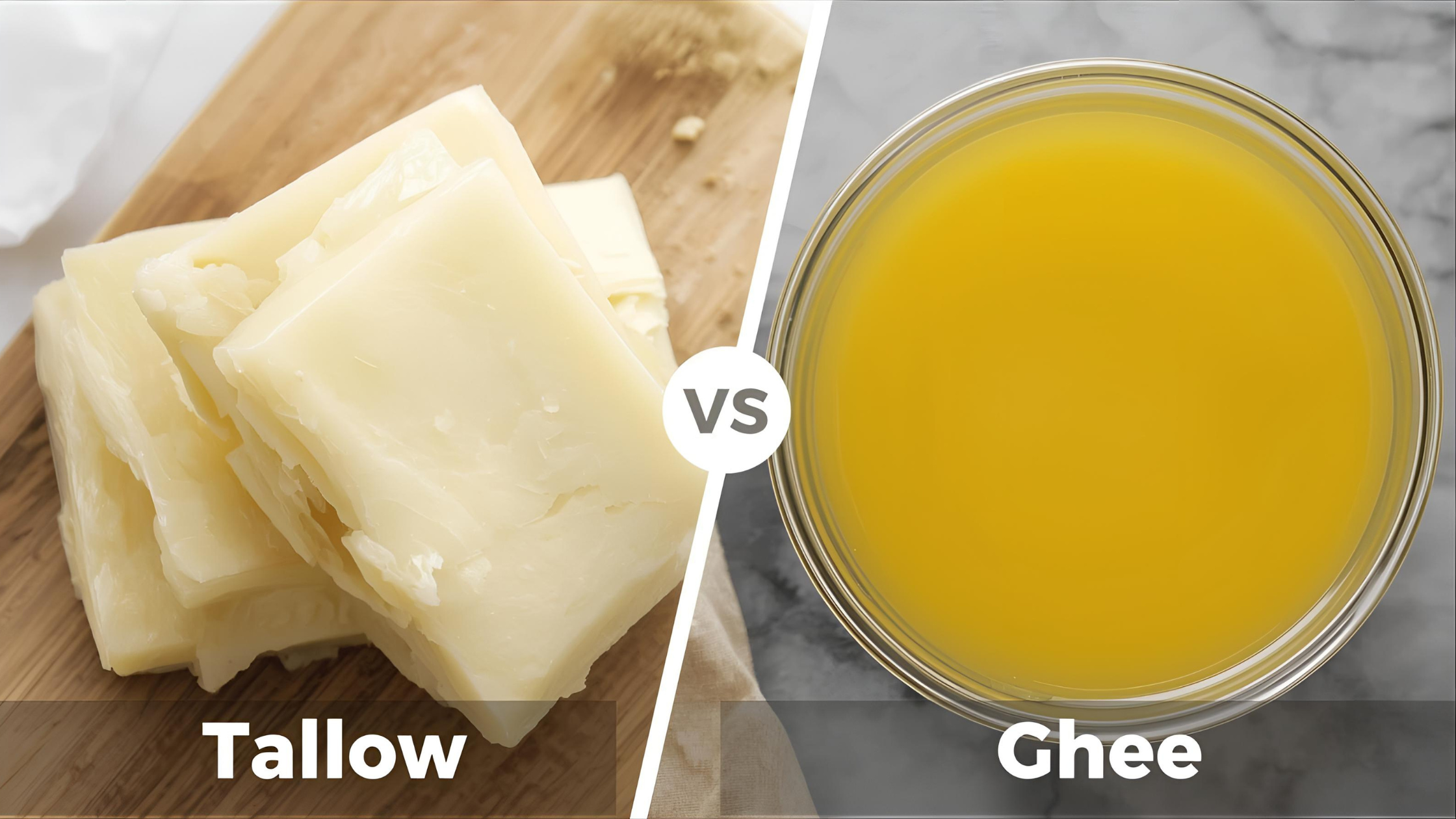 Tallow vs Ghee comparison.